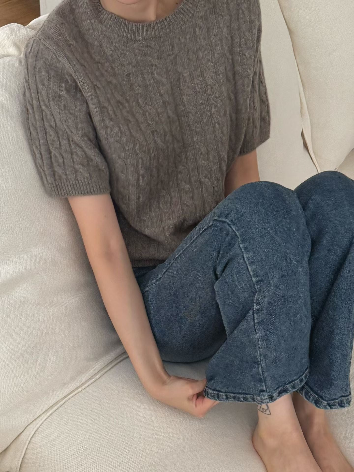 Vespera Merino Wool Knit Top (2 Colors)