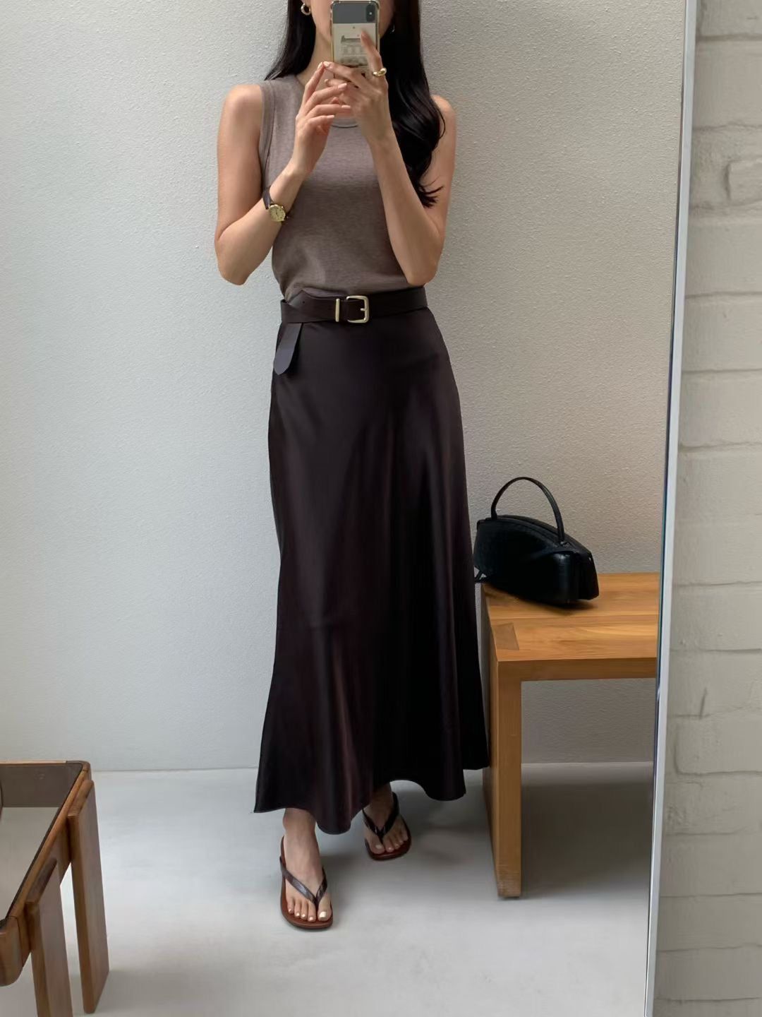 Adeline Silky Skirt (3 Colors)