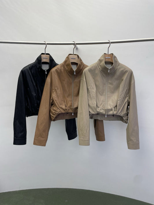 Clio Leather Jacket (3 Colors)