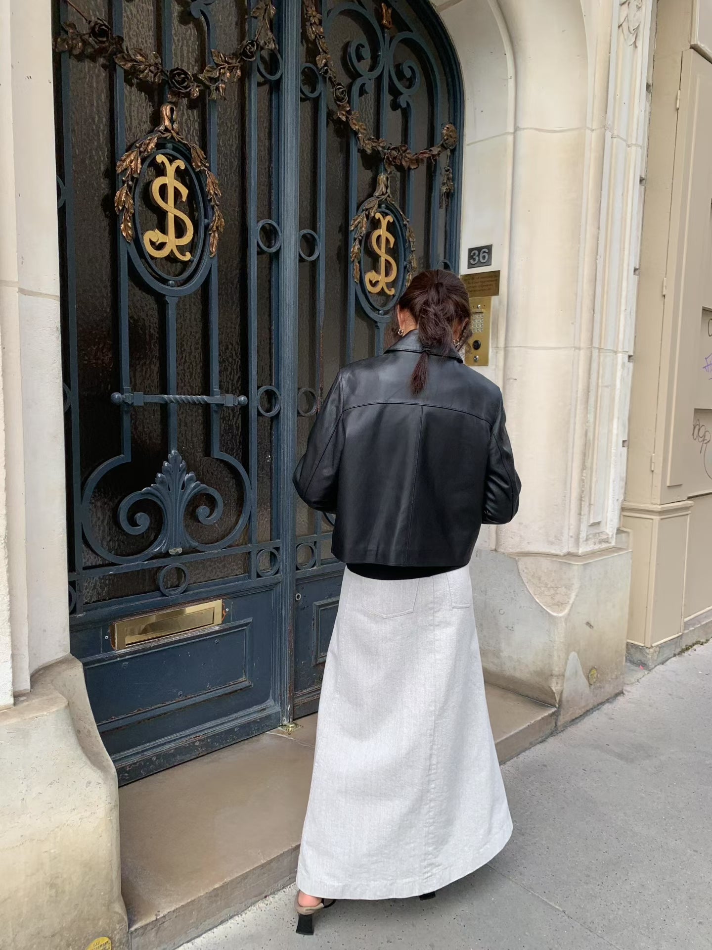 Tansy Lamb Skin Jacket (2 Colors)