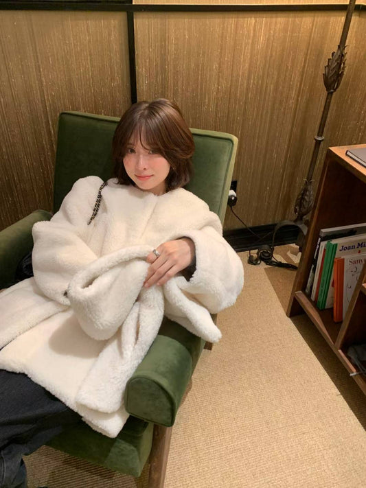 Serafine Coat with Muffler