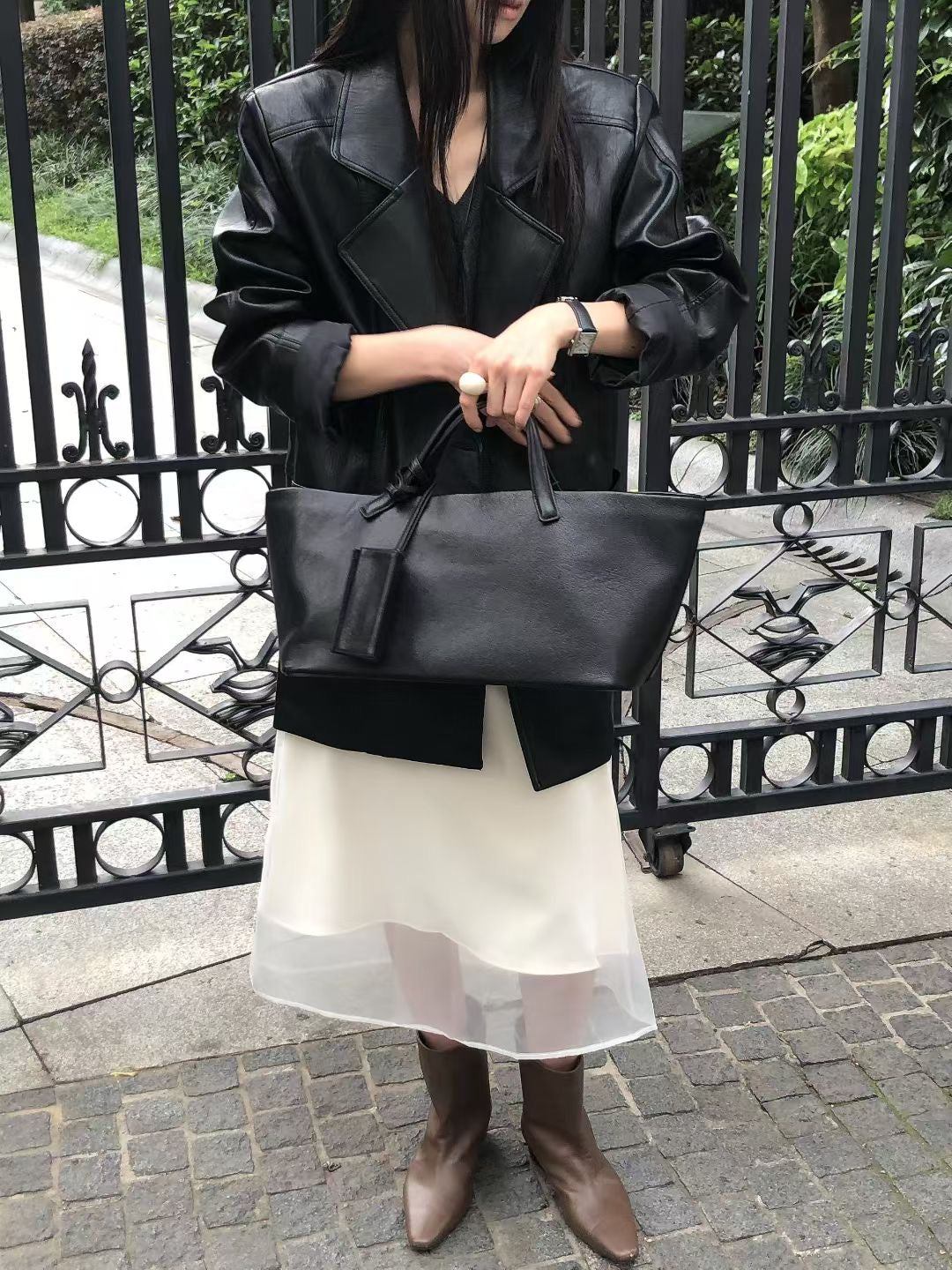 Opal Lamb Leather Japan Bag