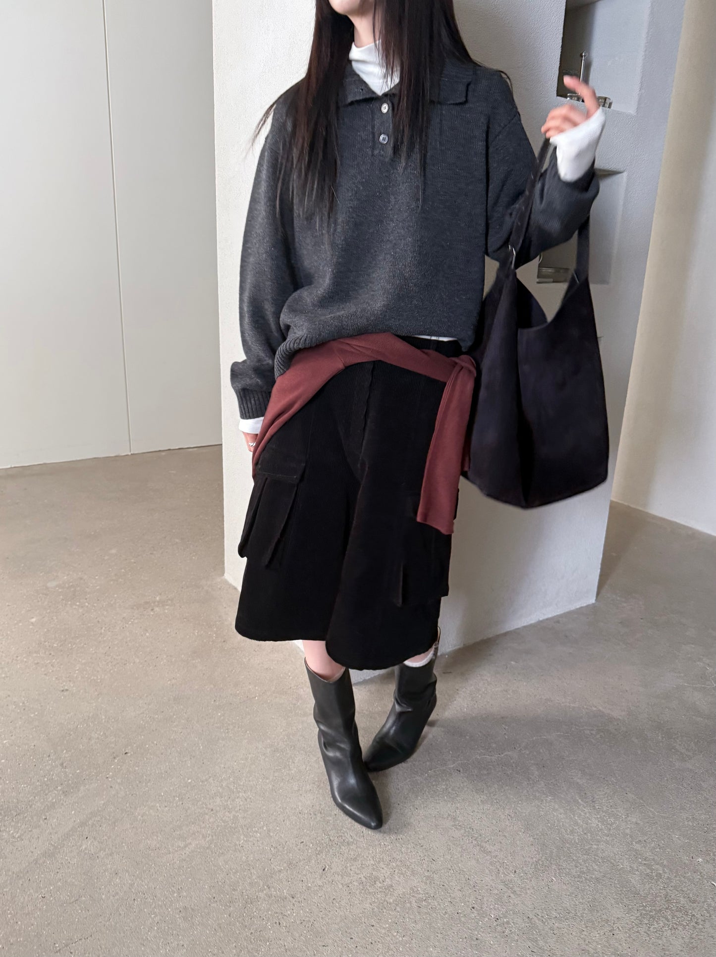 Wisteria 60% Wool Knit Top (4 Colours)