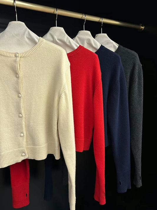 Qiana Round Cardigan (4 Colors)