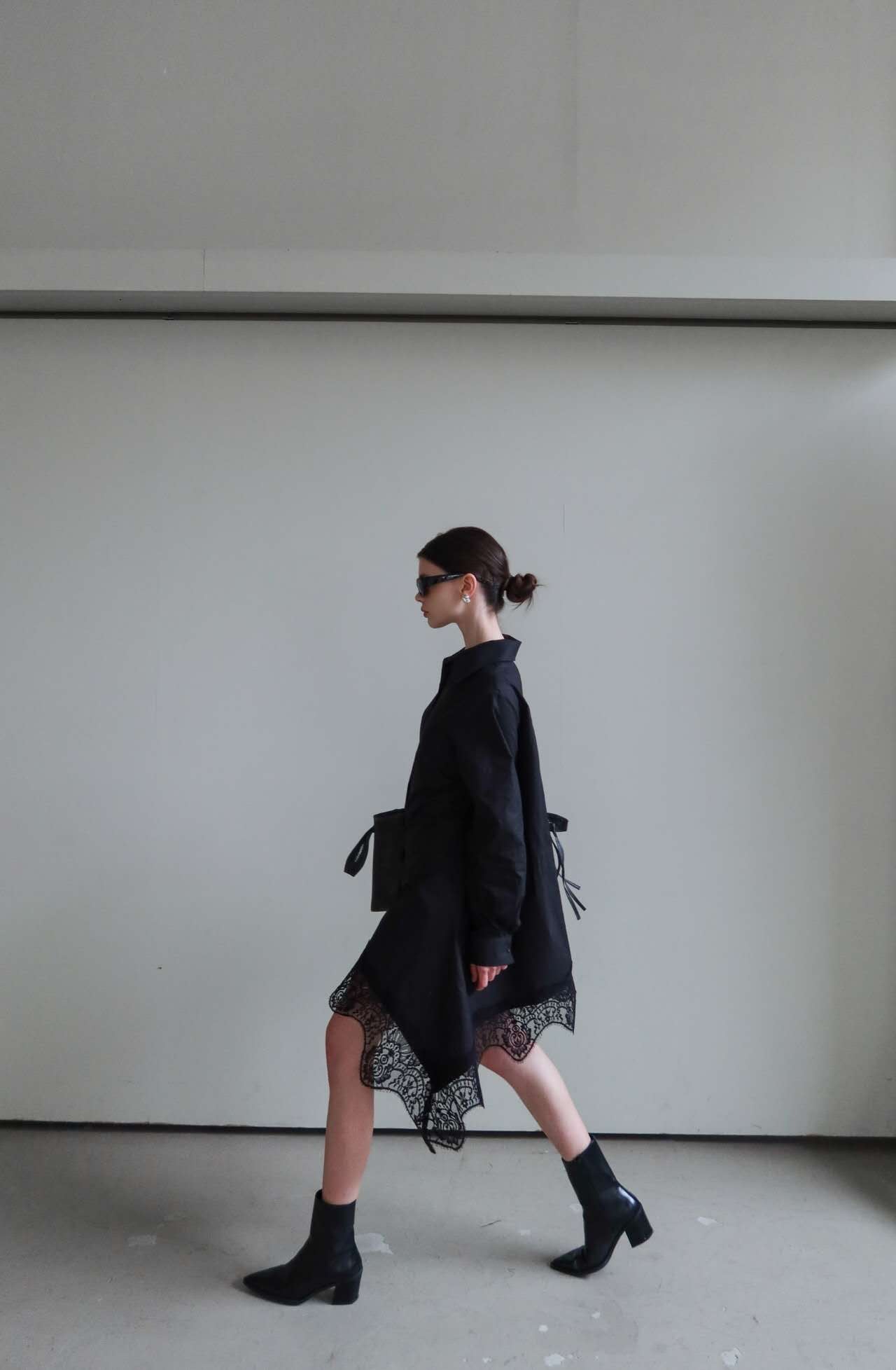 Jolie Lace Shirt Dress (2 Colors)