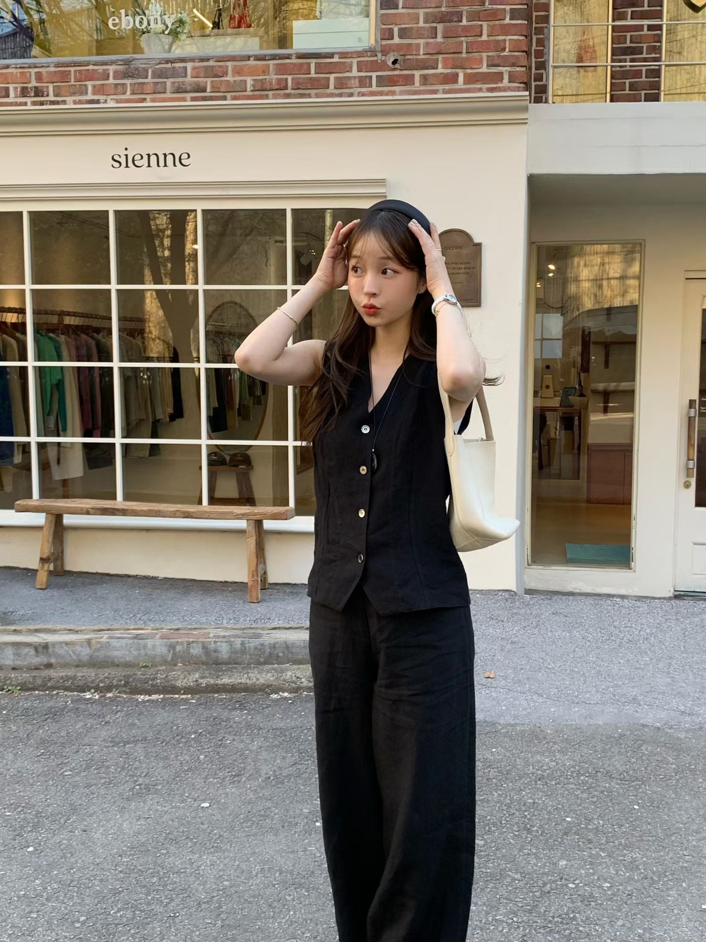 Elpis 100% Linen Vest (2 Colors)