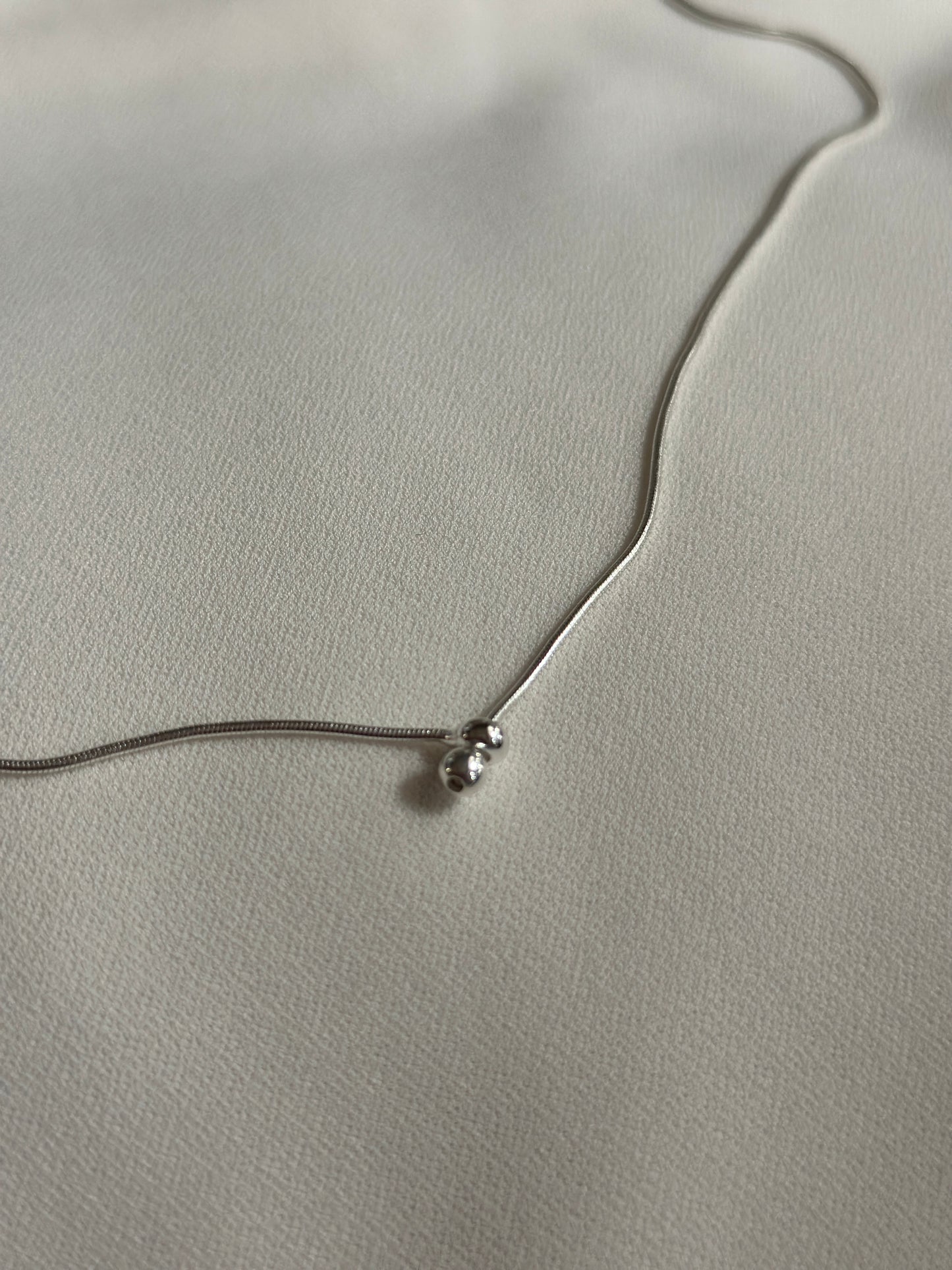 Waterdrop Sliver Plated Necklace