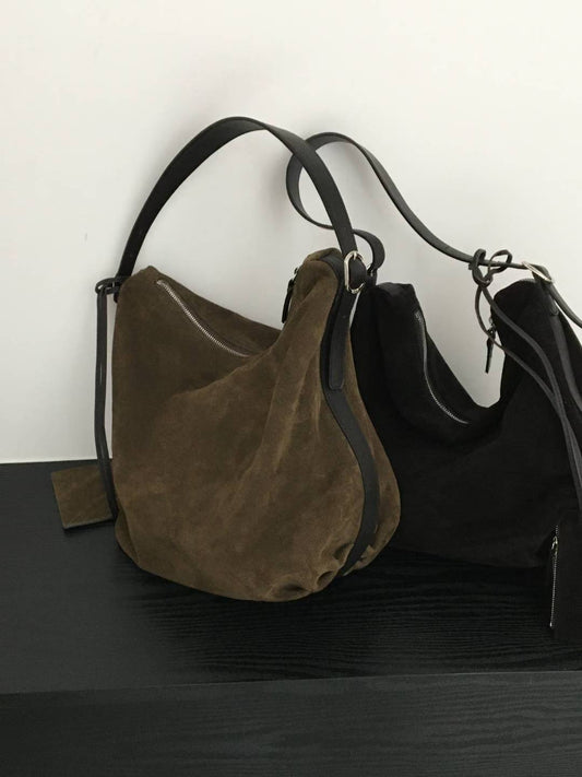 Fatima Lamb Suede Bag (3 Colors)