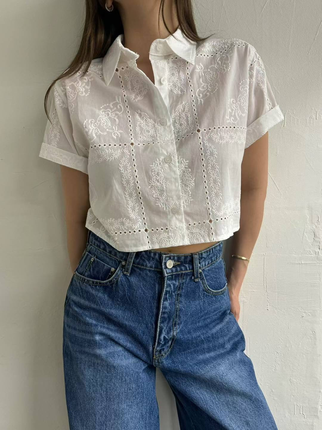 Elara Lace Top