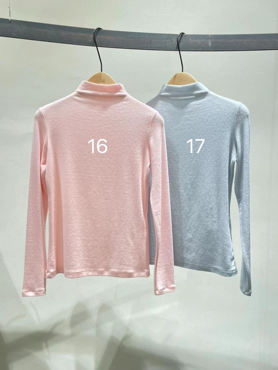 連續兩年熱賣款神打底👑 Long-sleeved Mock Neck Top (17 Colors)