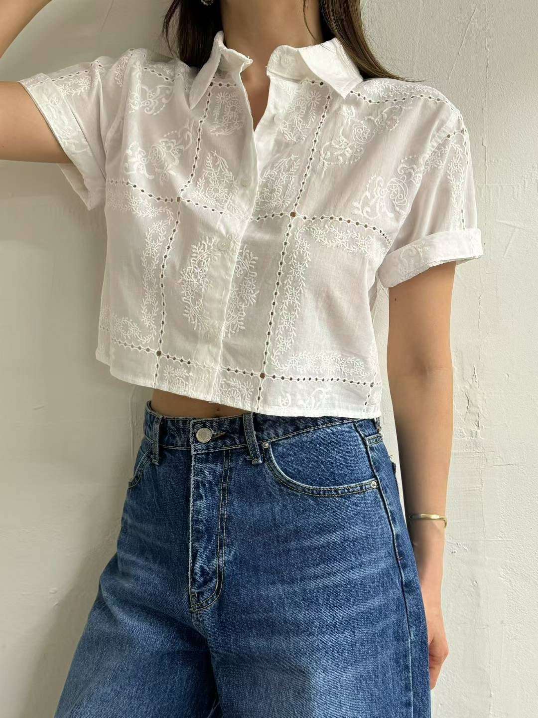 Elara Lace Top