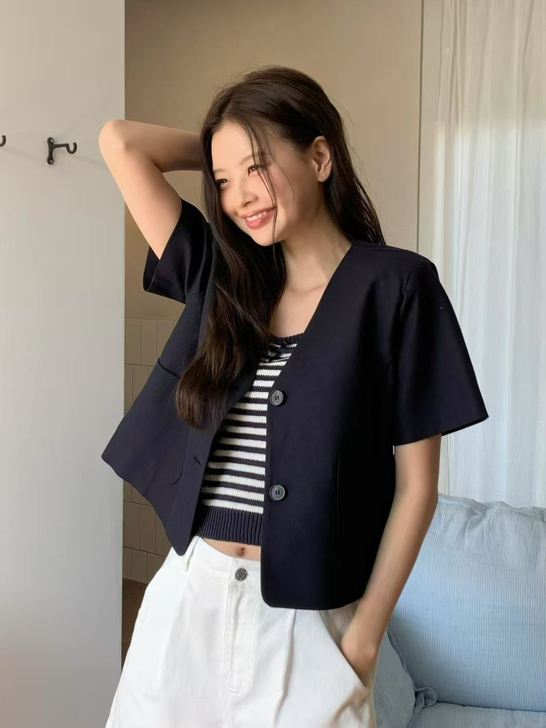 Vespera Linen Jacket (2 Colors)