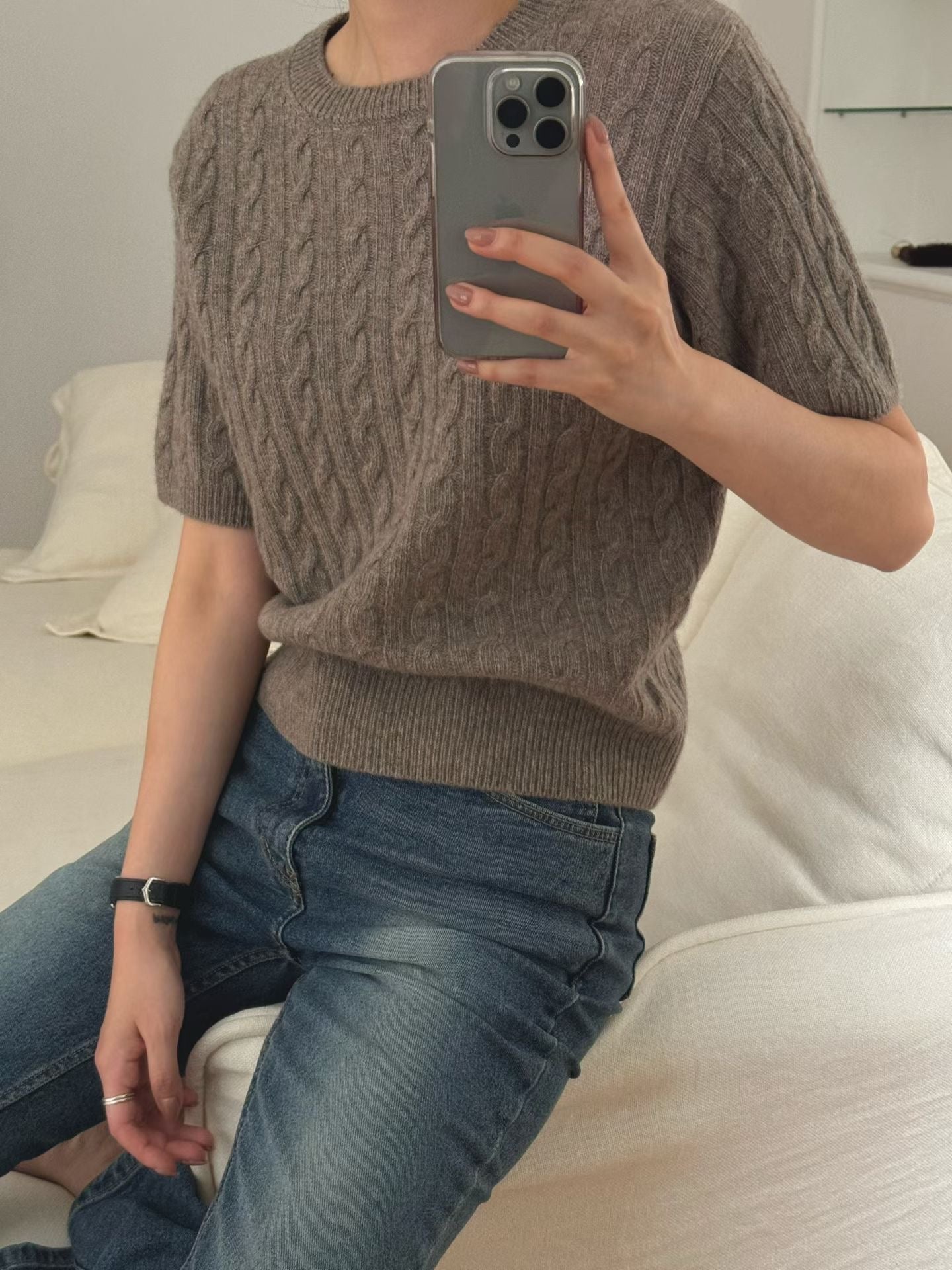 Vespera Merino Wool Knit Top (2 Colors)
