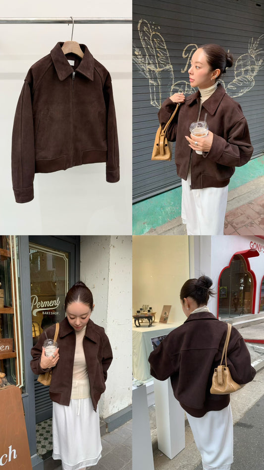 【意大利進口山羊麂皮】 Kyralie Italian Goat Suede Jacket