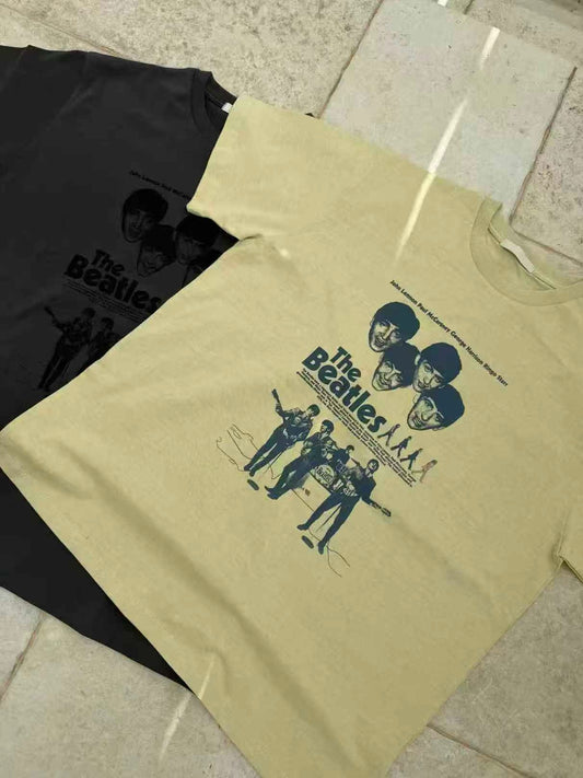 【棉100%面料】 Viona Beatles Tee (2 Colors)