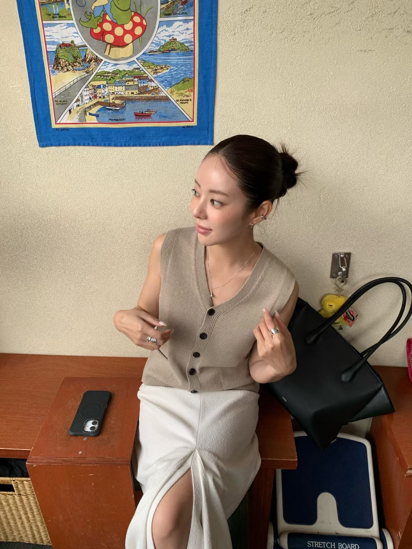 Pasithea Knit Sweater Vests (3 Colors)