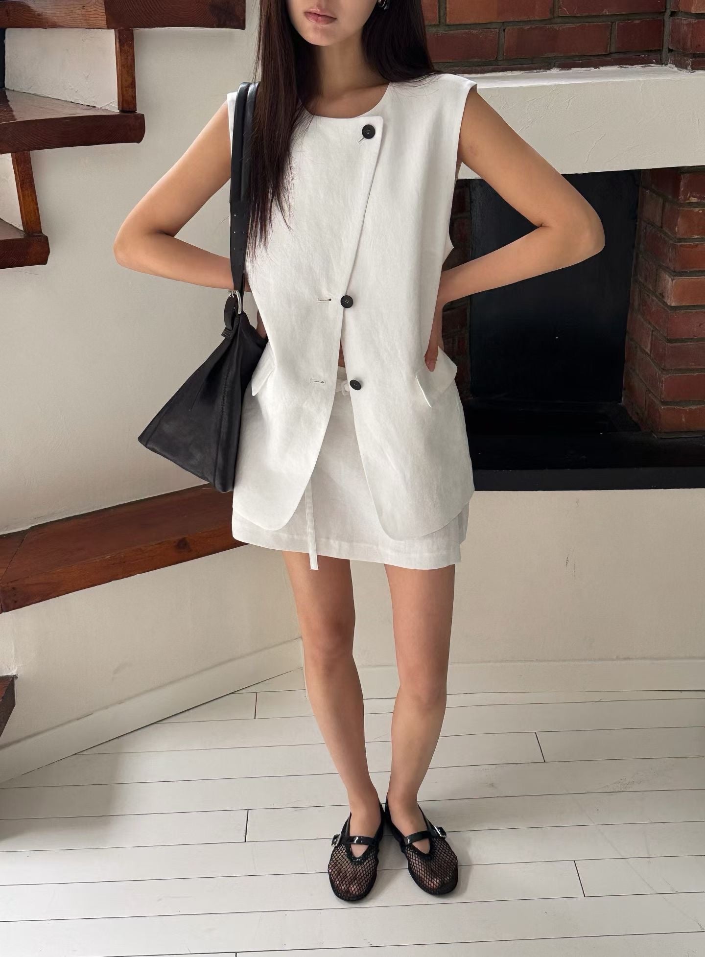 Harmon Linen Vest (3 Colors)