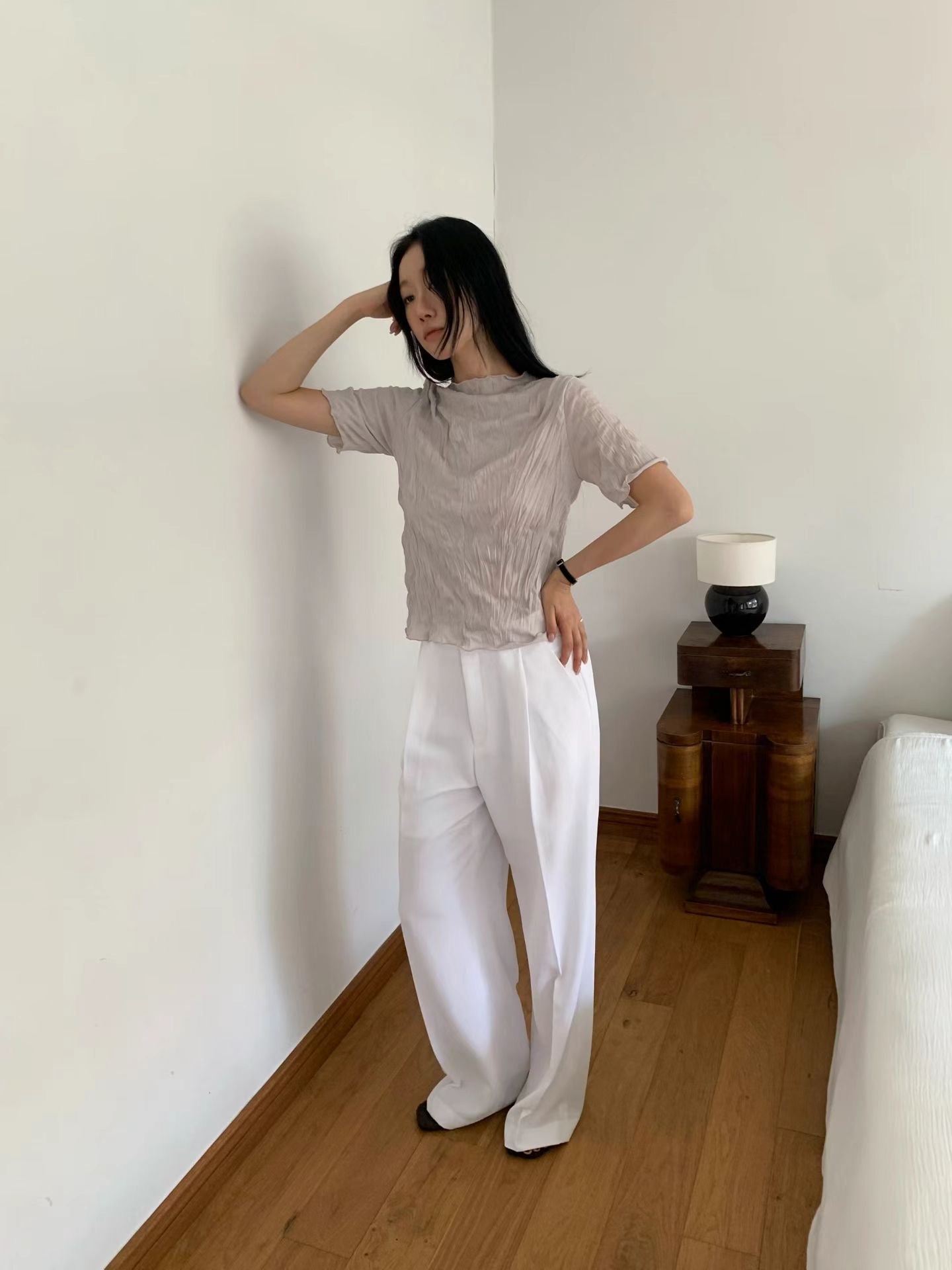 Summer One-Tuck Pants (4 Colors)