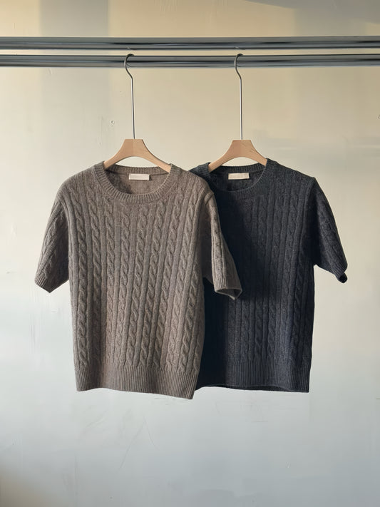 Vespera Merino Wool Knit Top (2 Colors)