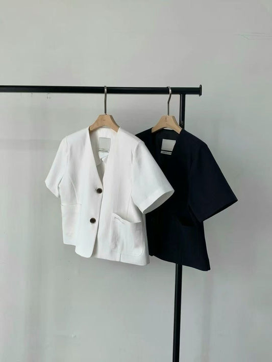 Vespera Linen Jacket (2 Colors)