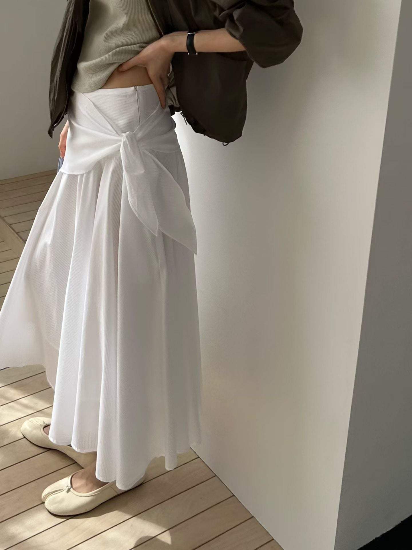 Eurielle Striped Skirt (3 Colors)