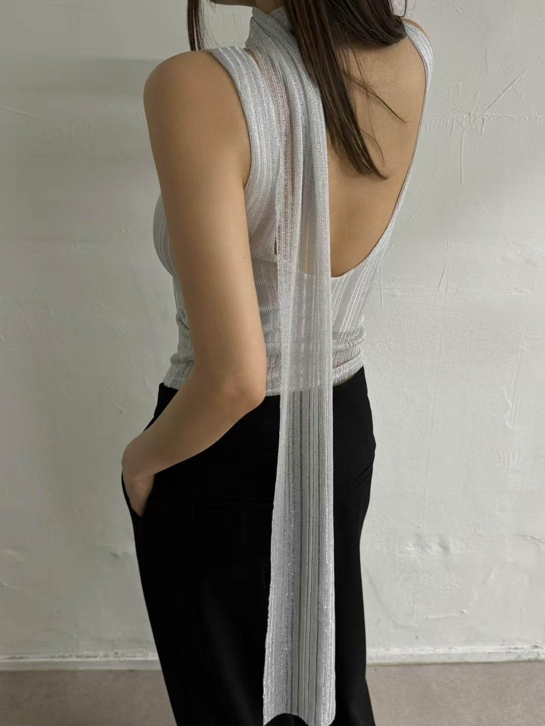 Althea Top with Scarf (2 Colors)