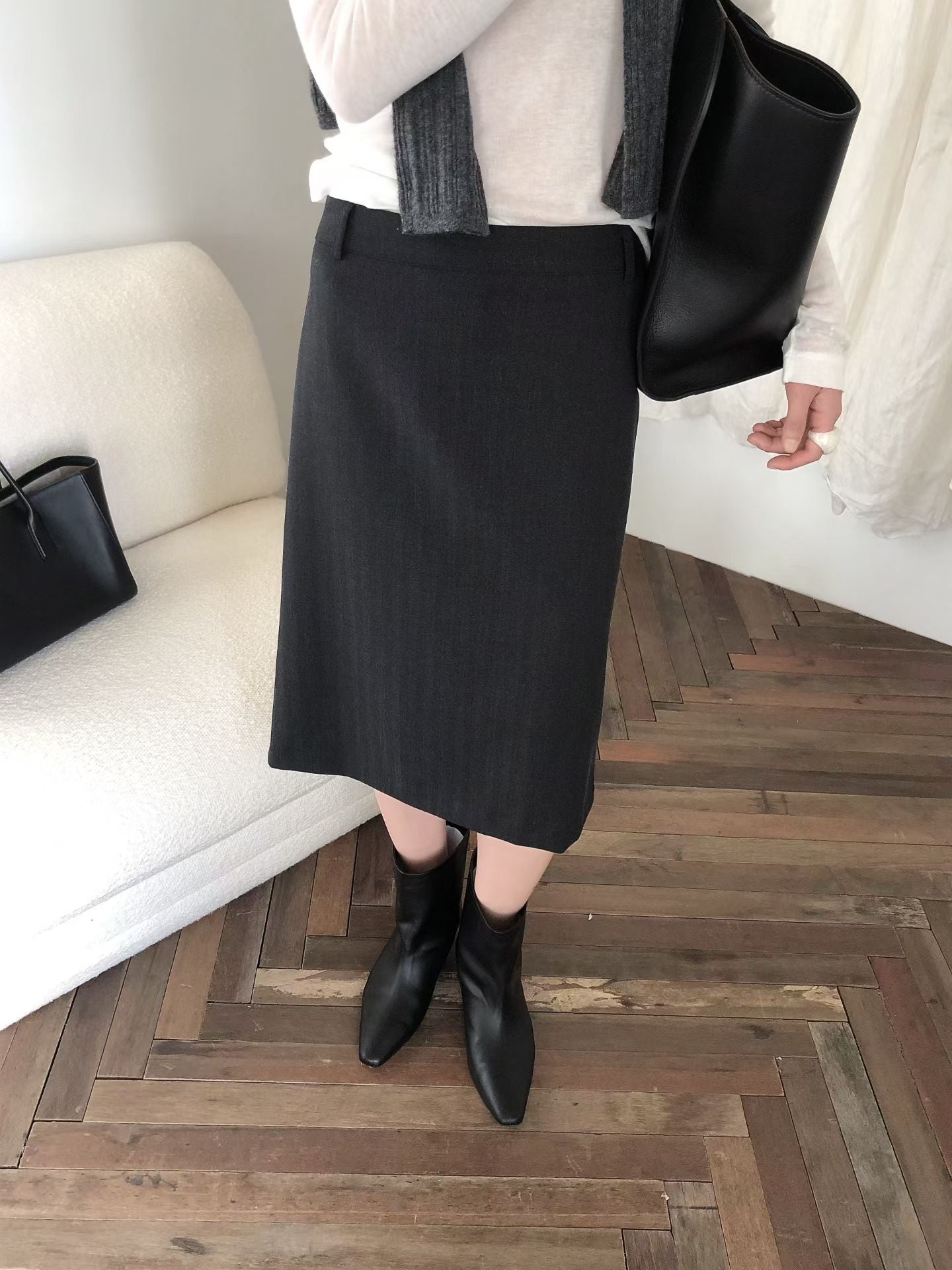 Kinzley Wool Skirt (2 Colors)
