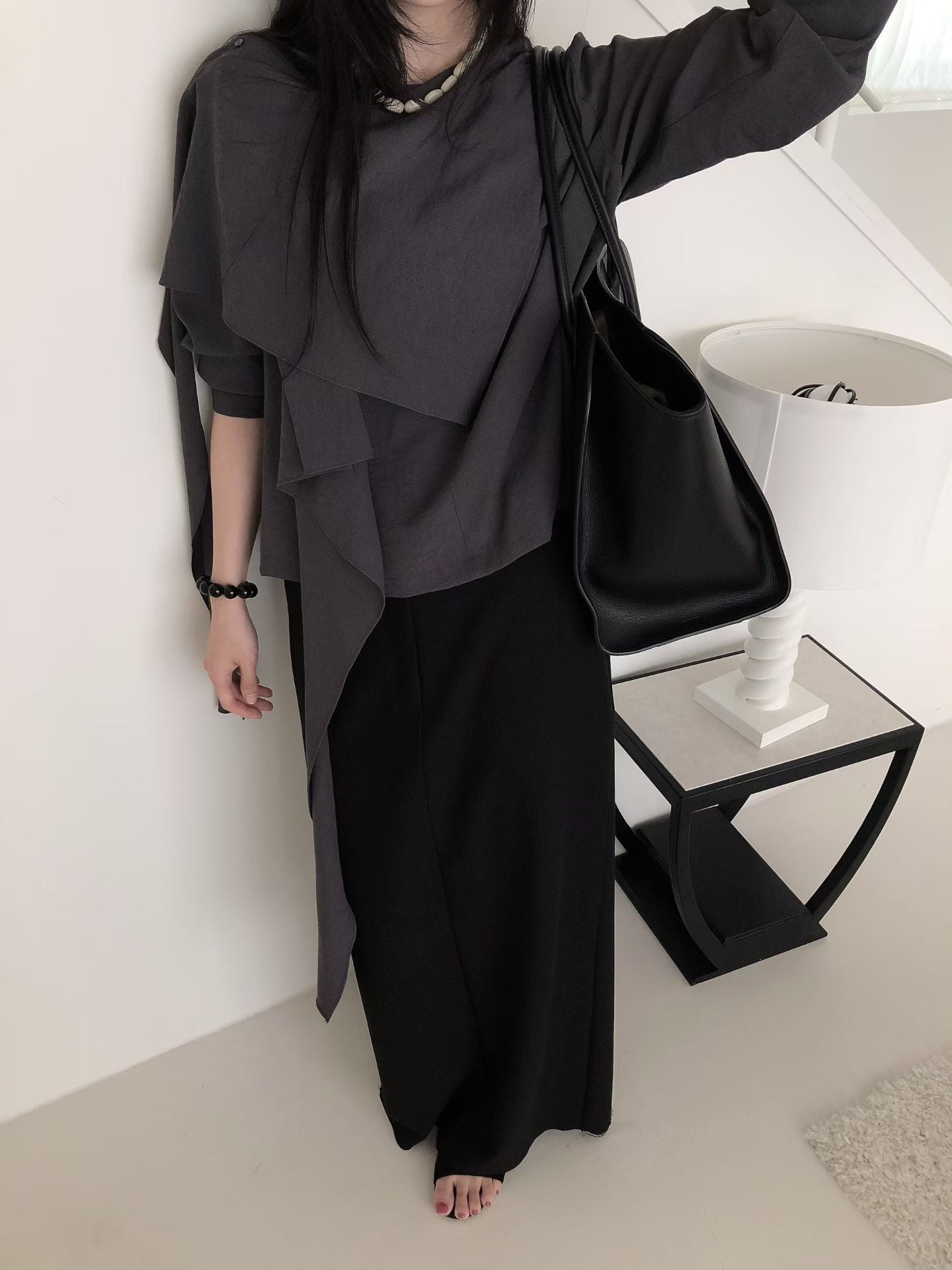 Quirina Layered Long Sleeve Top (2 Colors)