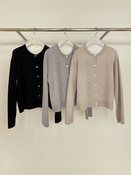 Gwennol 100% Superfine Merino Wool Knit Top (3 Colors)