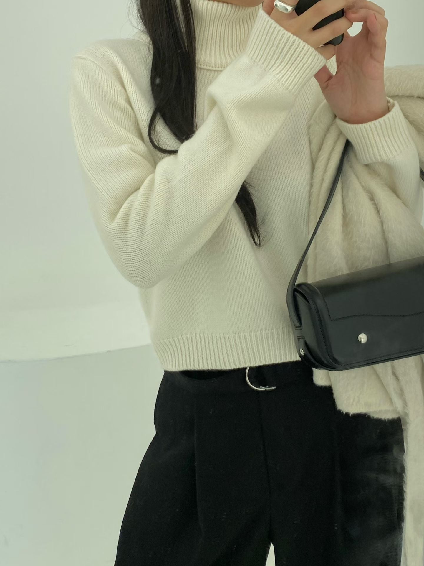 Ivalo Superfine Merino Wool Knit Top (4 Colors)