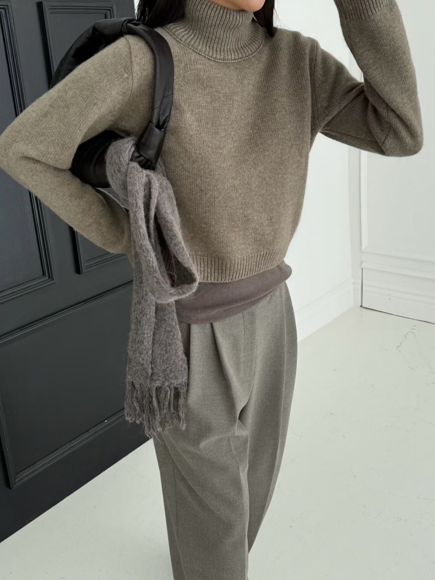 Ivalo Superfine Merino Wool Knit Top (4 Colors)