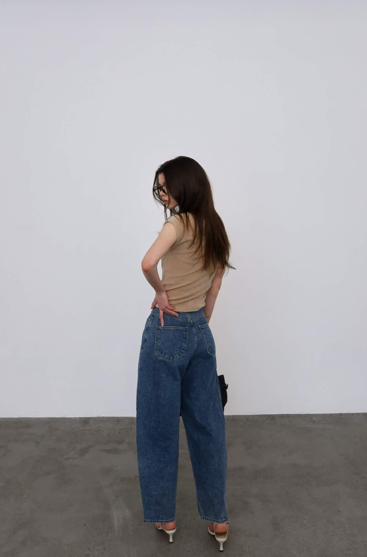 Ballon Denim Pants (2 Colors)