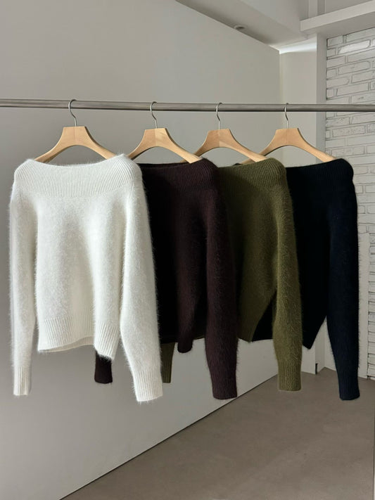 Bellatrix Angora Wool Knit Top (4 Colors)