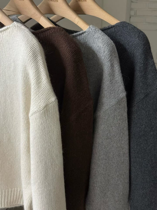 Jacinthe Wool Knit Top (4 Colours)