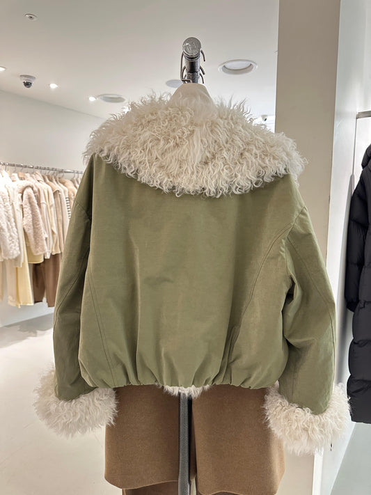 Wintery Goose Down Jacket 【羊毛領鵝絨羽絨】