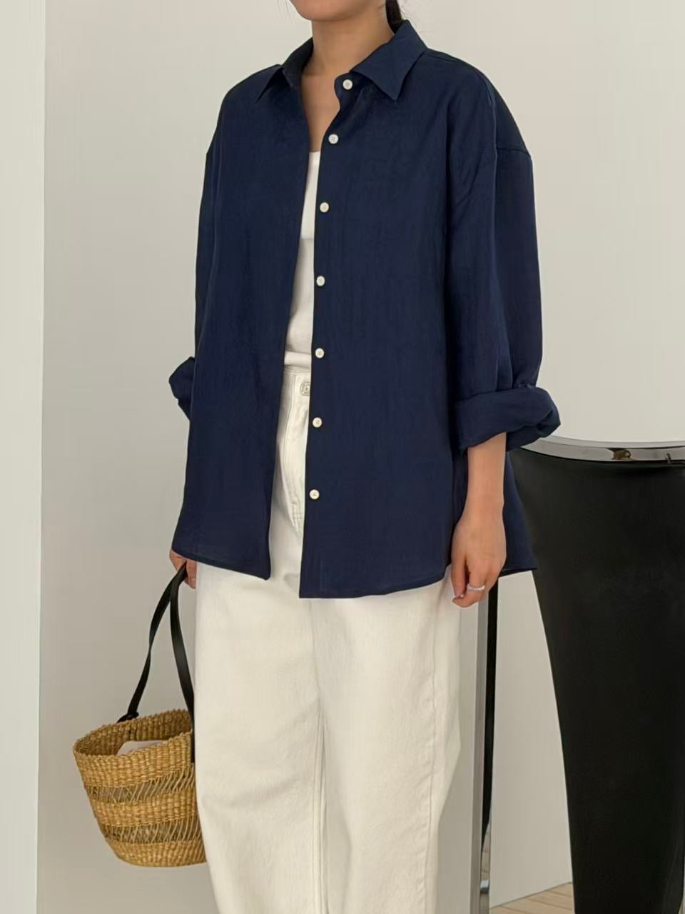 【亞麻100%】 Tamsy Shirt (4 Colors)