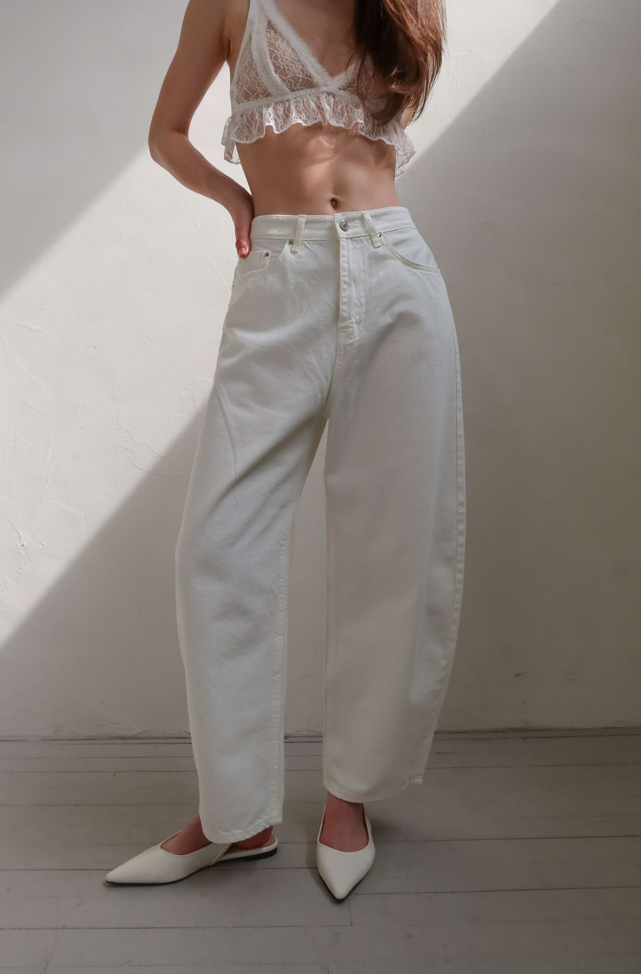 Ballon Denim Pants (2 Colors)