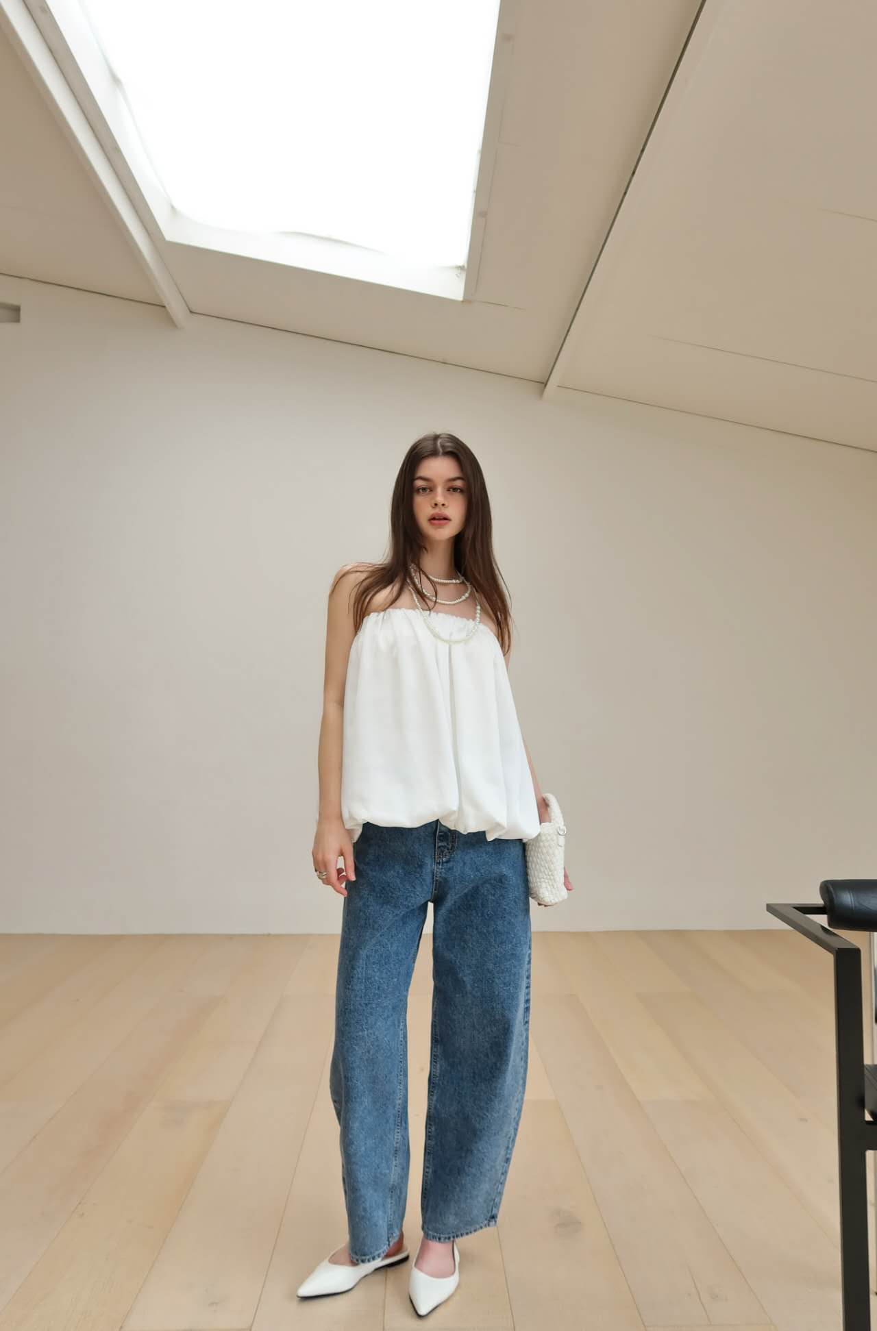 Ballon Denim Pants (2 Colors)