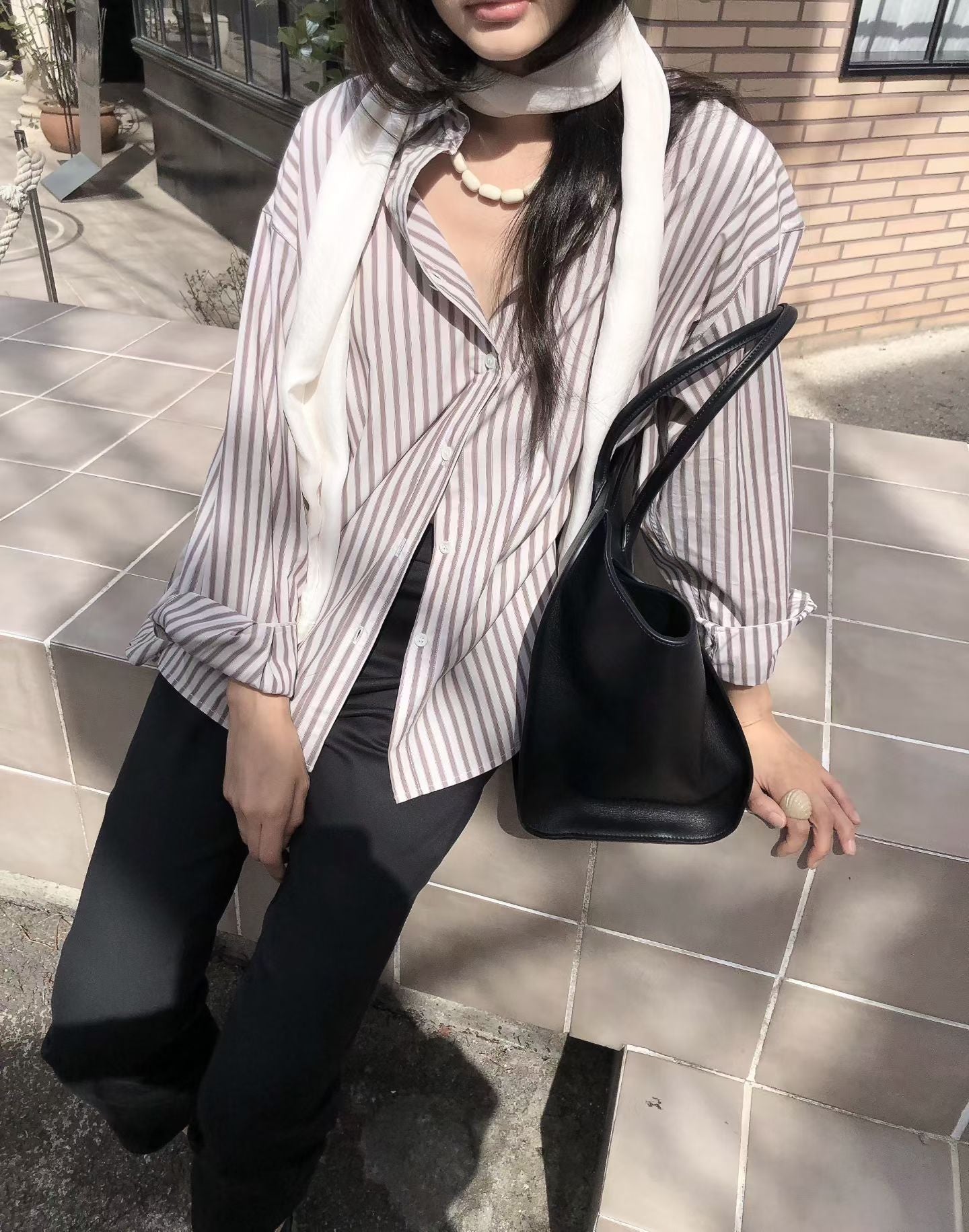 Anemone Striped Shirt (2 Colors)