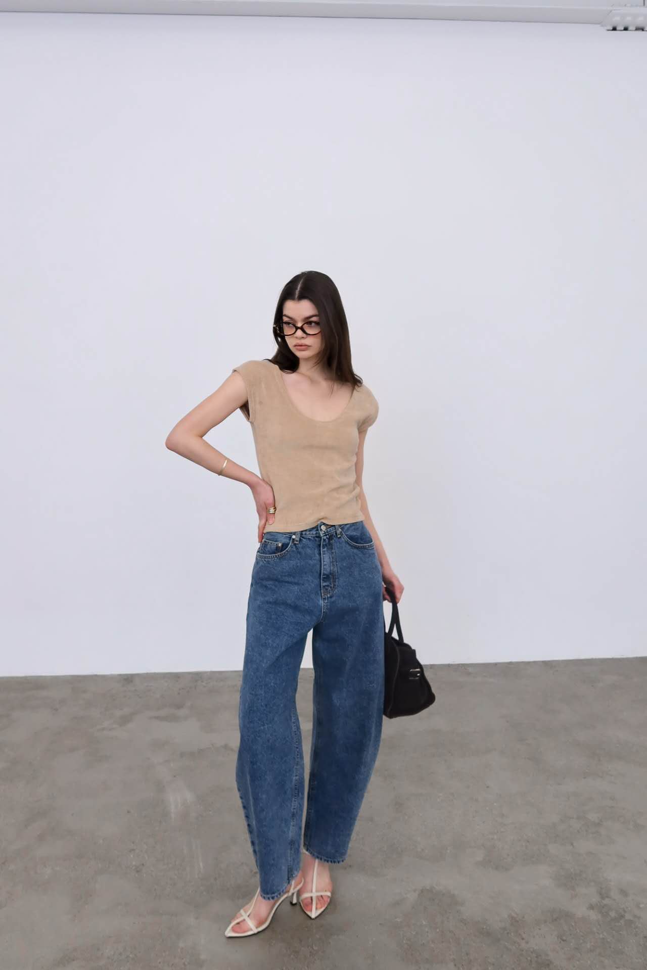 Ballon Denim Pants (2 Colors)