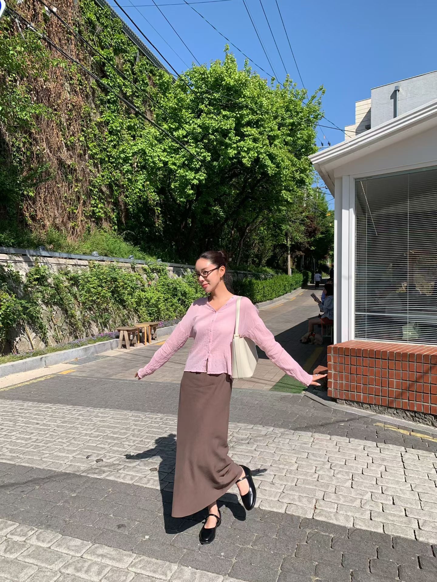 【亞麻40%面料】 Emeris Skirt (2 Colors)