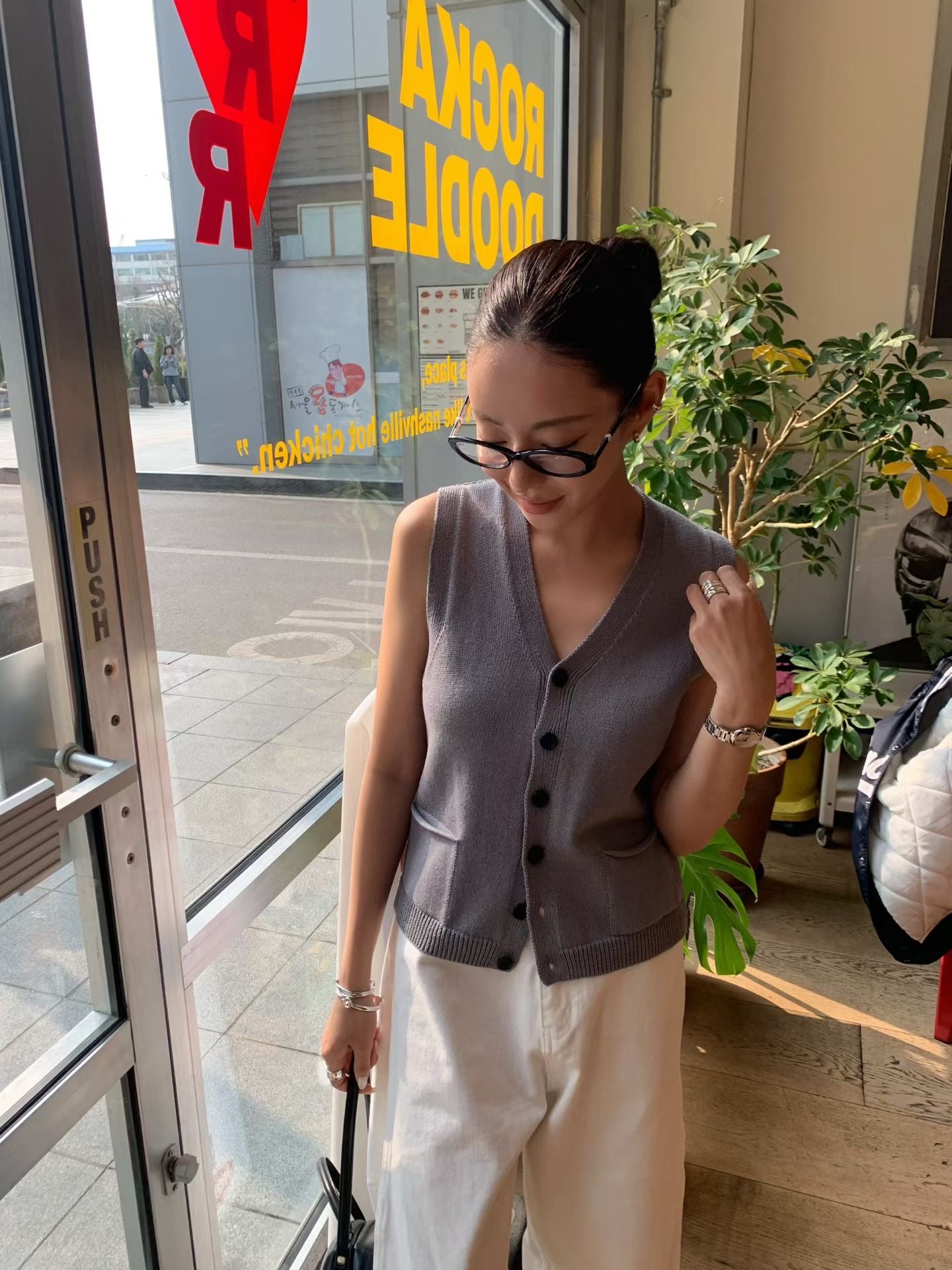 Pasithea Knit Sweater Vests (3 Colors)