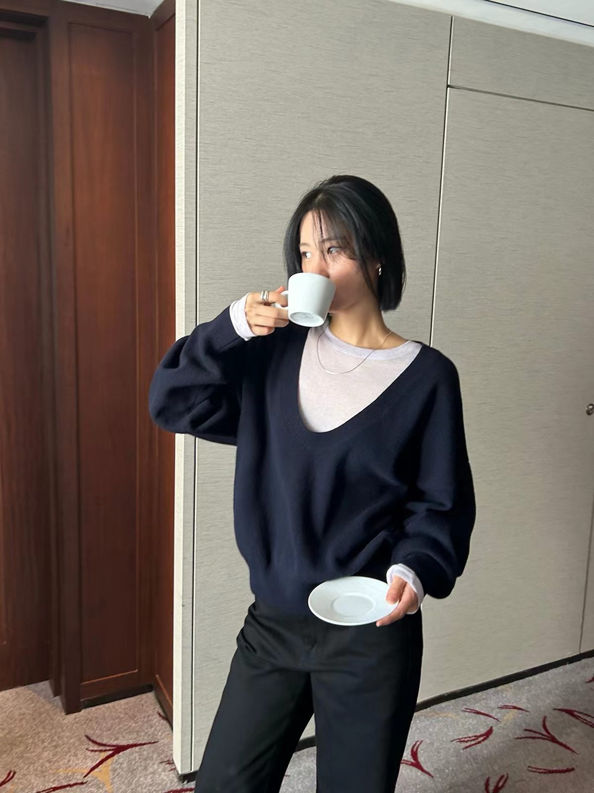 Elvira V Neck Sweater (3 Colors)