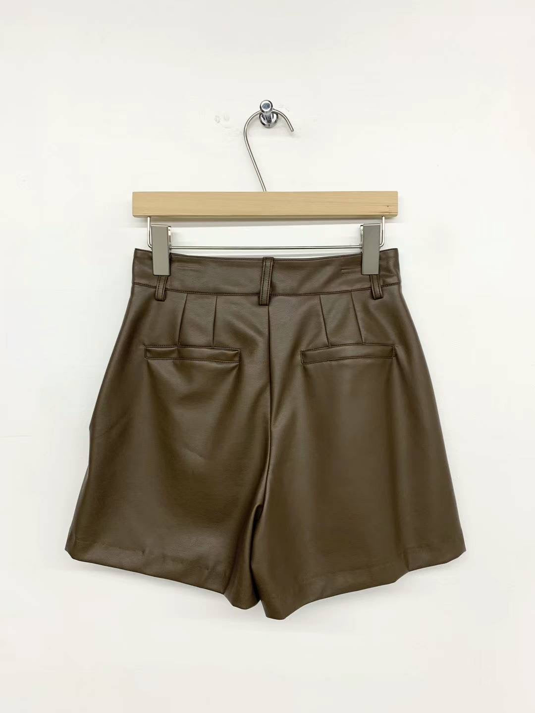 Qadira Leather Shorts (3 Colors)