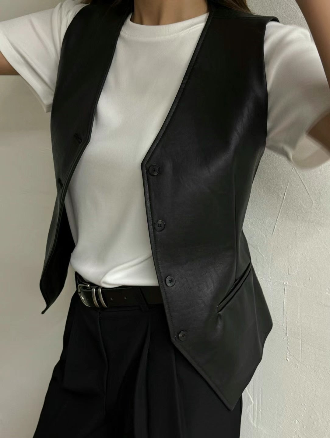 Vintage Leather Vest (3 Colors)