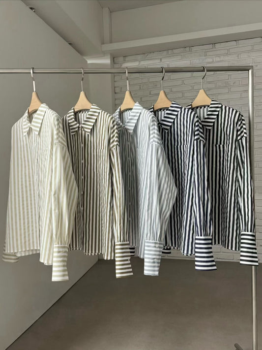 Halimeda Striped Shirt (5 Colors)