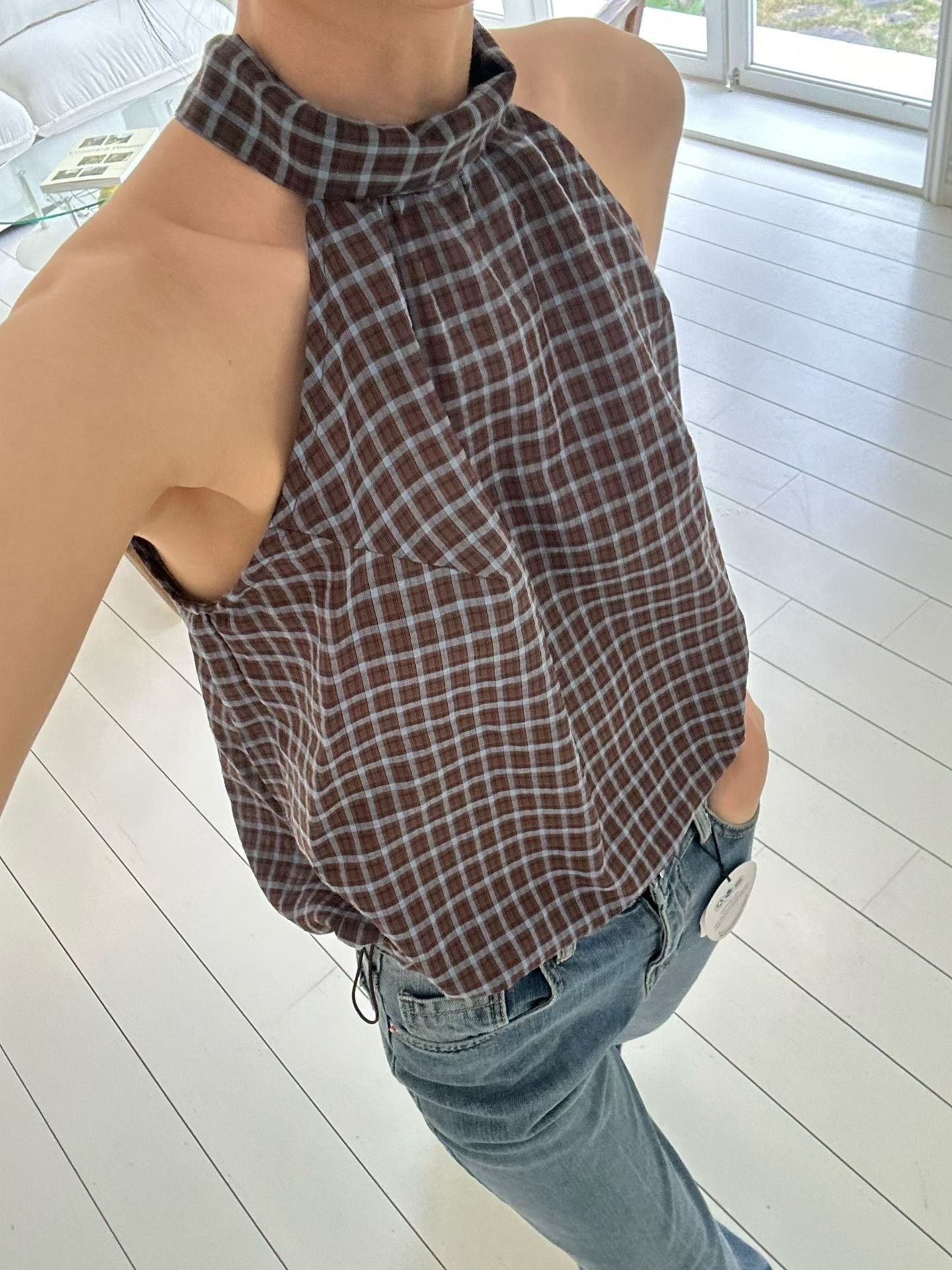 Ondi Checked Top (2 Colors)