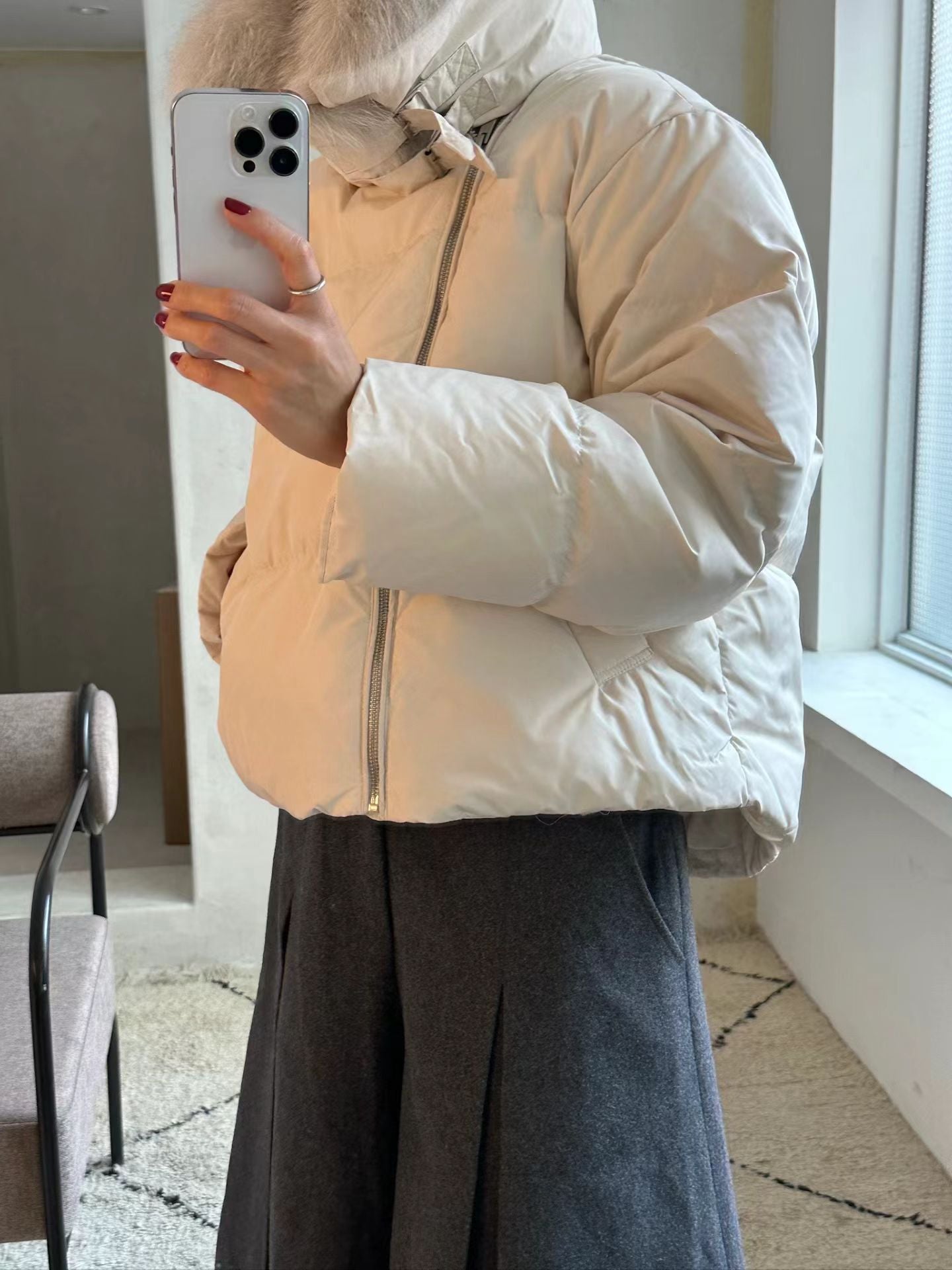 Araminta Goose Down Jacket (3 Colors)