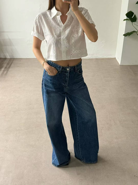 Elara Lace Top