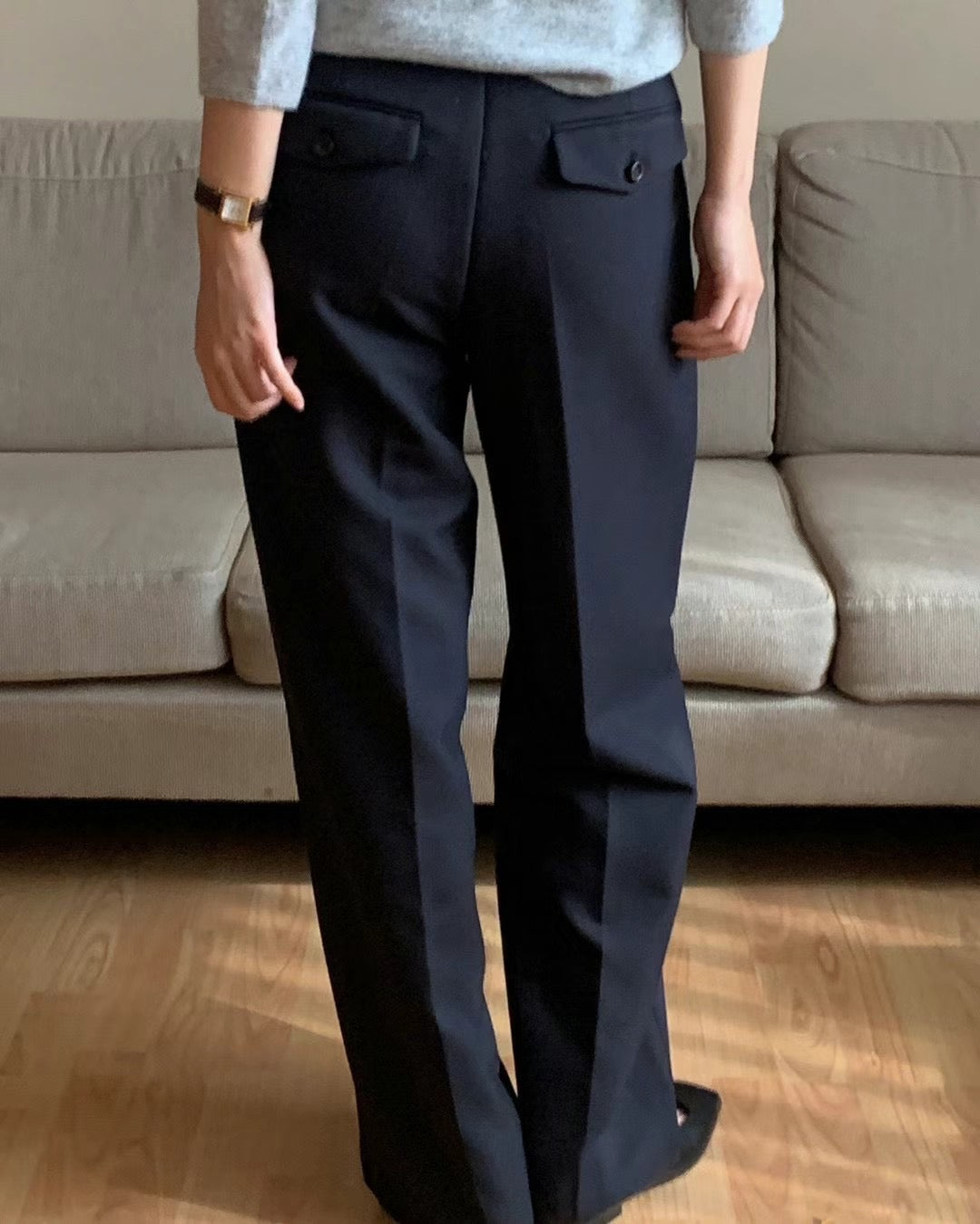 Flow Two Pintuck Slacks (3 Colors)